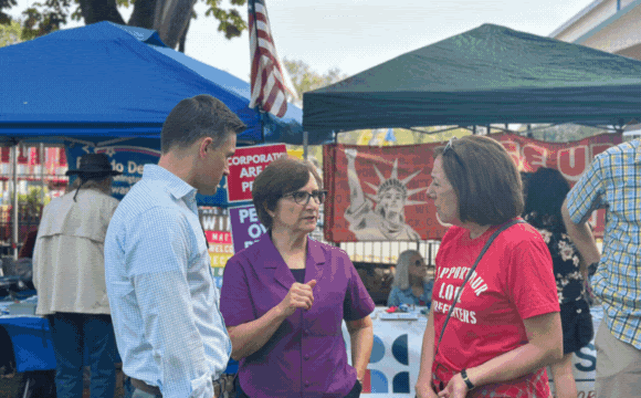 Suzanne Bonamici at Labor Day event