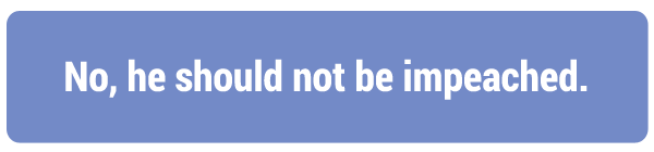 No, he should not be impeached.